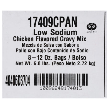 Custom Culinary Panroast Low Sodium Chicken Flavored Gravy Mix, 8 x 12 oz Case - DOT product image 8