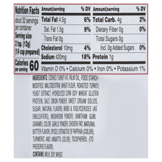 Masters Touch Turkey Gravy Concentrate Paste, 6 x 13.6 oz Case - DOT product image 6