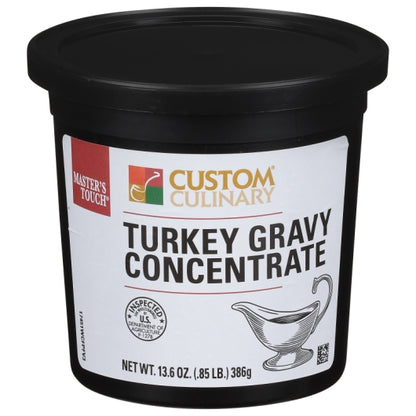Masters Touch Turkey Gravy Concentrate Paste, 6 x 13.6 oz Case - Condiments & Sauces