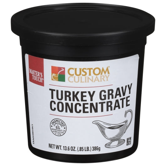 Masters Touch Turkey Gravy Concentrate Paste, 6 x 13.6 oz Case - Condiments & Sauces