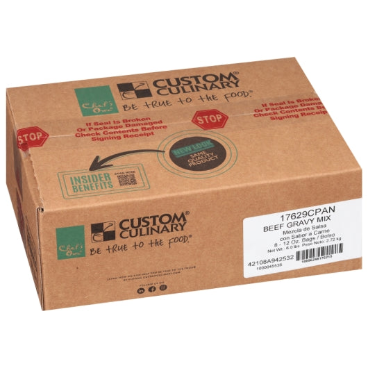 Custom Culinary PanRoast Beef Flavored Gravy Mix, 8 x 12 oz Case - DOT product image 5