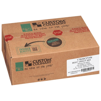 Custom Culinary PanRoast Beef Flavored Gravy Mix, 8 x 12 oz Case - DOT product image 5