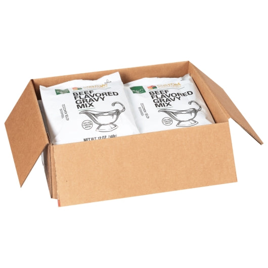 Custom Culinary PanRoast Beef Flavored Gravy Mix, 8 x 12 oz Case - DOT product image 4