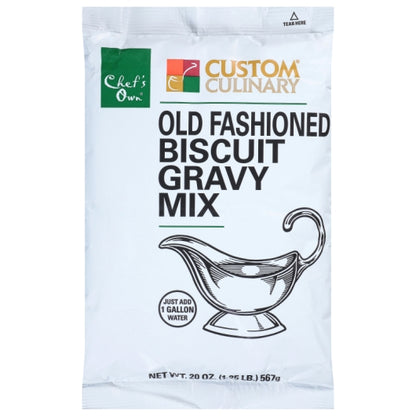 POPCORN INDIANA CONV Old Fashioned Biscuit Gravy Mix, 6 x 20 oz Case - Popcorn, Pretzels & Snack Mix