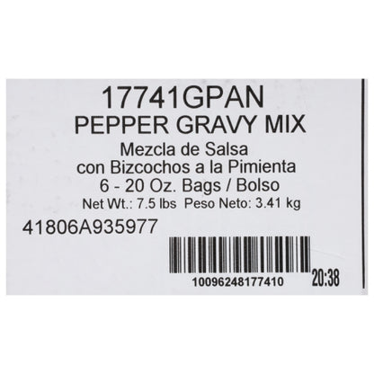 Custom Culinary Panroast Peppered Biscuit Gravy Mix, 6 x 20 oz Case - DOT product image 8