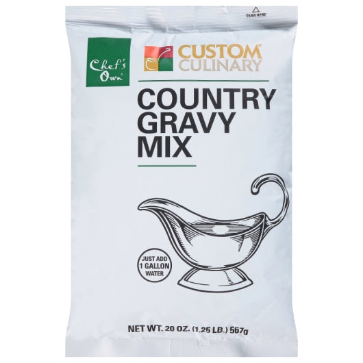 Custom Culinary PanRoast Country Gravy Mix, 6 x 20 oz Case - Condiments & Sauces