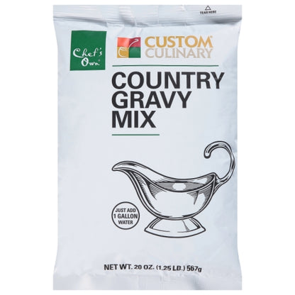 Custom Culinary PanRoast Country Gravy Mix, 6 x 20 oz Case - Condiments & Sauces