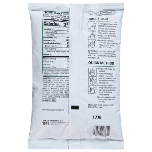 Custom Culinary PanRoast Country Gravy Mix, 6 x 20 oz Case - DOT product image 7