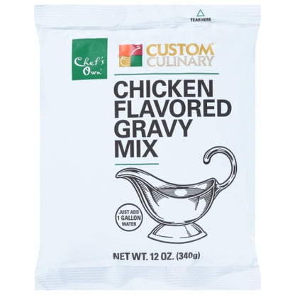 Chef's Own Chicken Flavored Gravy Mix, 8 x 12 oz Case - Condiments & Sauces