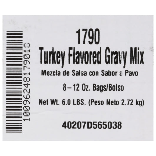 Custom Culinary Panroast Turkey Flavored Gravy Mix, 8 x 12 oz Case - DOT product image 8