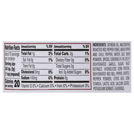 Masters Touch Ancho Flavor Concentrate, Gluten Free, 6 x 14 oz Case - DOT product image 6