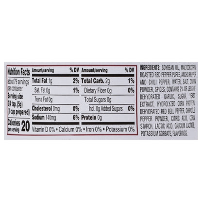 Masters Touch Ancho Flavor Concentrate, Gluten Free, 6 x 14 oz Case - DOT product image 6