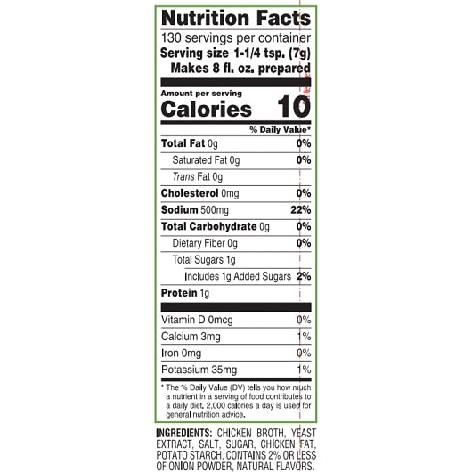 Custom Gold Label Liquid Chicken Stock Concentrate, No MSG Added, Gluten Free, 6 x 2 lb Case - DOT product image 5
