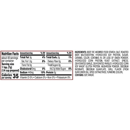 Custom Culinary Masters Herb Roasted Beef Au Jus Concentrate, 6 x 12 oz Case - DOT product image 6