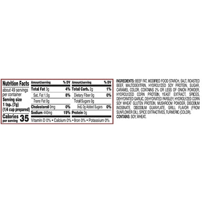 Custom Culinary Masters Herb Roasted Beef Au Jus Concentrate, 6 x 12 oz Case - DOT product image 6
