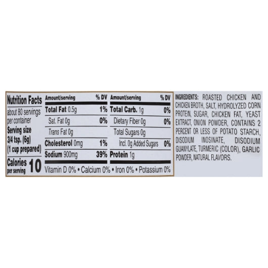 Gold Label Chicken Base Paste, No MSG Added, Gluten Free, 6 x 1 lb Case - DOT product image 6