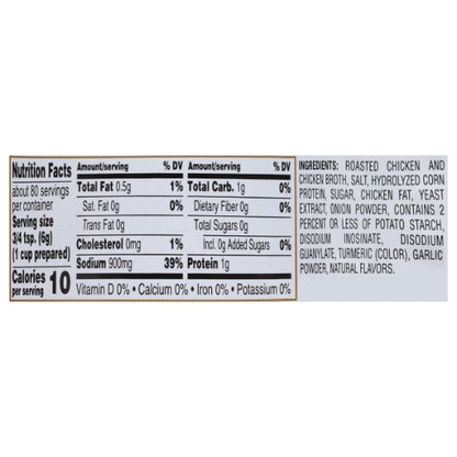 Gold Label Chicken Base Paste, No MSG Added, Gluten Free, 6 x 1 lb Case - DOT product image 6