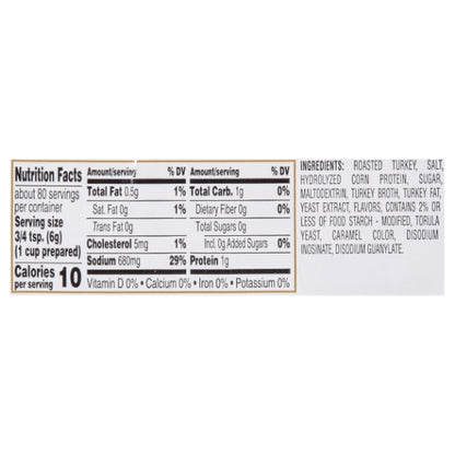 Gold Label Turkey Base Paste, No MSG Added, 6 x 1 lb Case - DOT product image 6