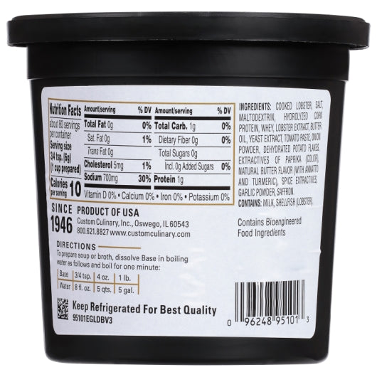 Gold Label Lobster Base Paste, 6 x 1 lb Case - DOT product image 7