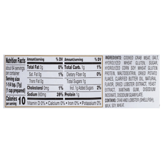 Gold Label Crab Base Paste, 6 x 1 lb Case - DOT product image 6