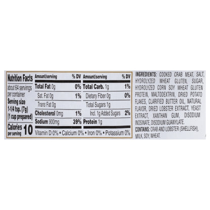 Gold Label Crab Base Paste, 6 x 1 lb Case - DOT product image 6