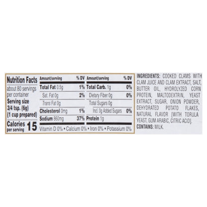 Gold Label Clam Base Paste, 6 x 1 lb Case - DOT product image 6