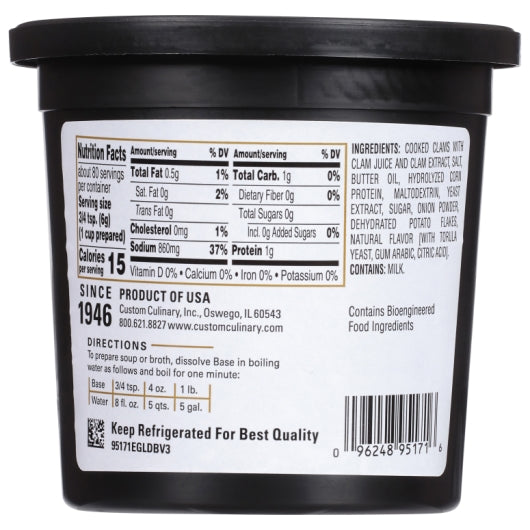 Gold Label Clam Base Paste, 6 x 1 lb Case - DOT product image 7
