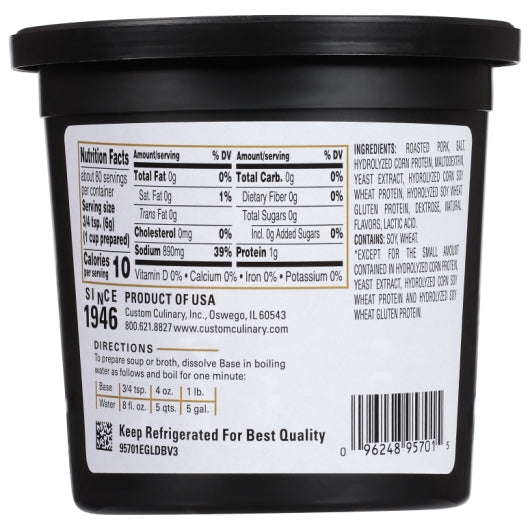 Gold Label Pork Base Paste, No MSG Added, 6 x 1 lb Case - DOT product image 7