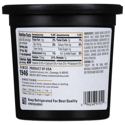 Gold Label Bacon Base Paste, No MSG Added, 6 x 1 lb Case - DOT product image 7