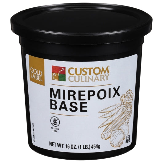 Gold Label Mirepoix Base Paste, Gluten Free, Vegan, 6 x 1 lb Case - Pantry Ingredients