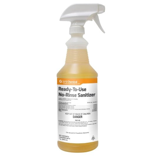 US Chemical No-Rinse Ready To Use No Rinse Sanitizer, 1 x 6 each Case - DOT product image 2