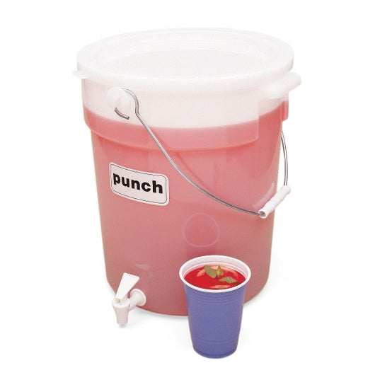Cambro 6 Gallon White Beverage Dispenser, 1 x 1 each Case - Glassware & Drinkware