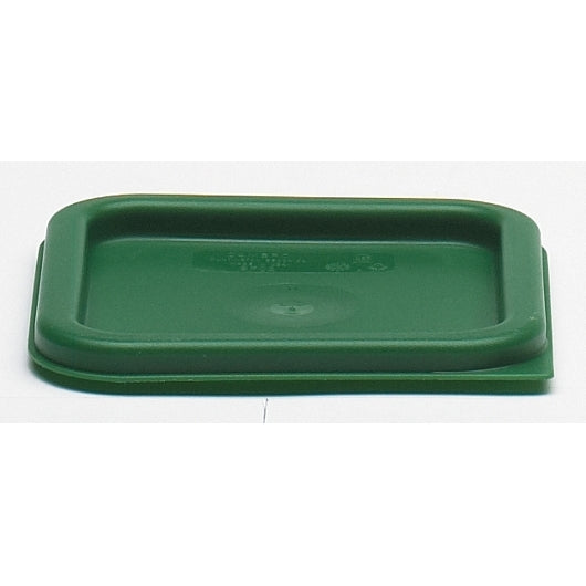 Cambro 2 & 4 Quart Square Kelly Green Lid, 1 x 6 each Case - Food Storage Containers