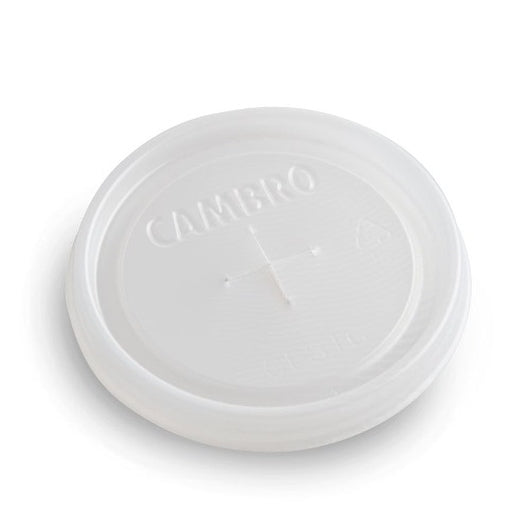 Cambro Camlid for Dinex Tumbler Fits 6 Ounce Swirl Tumbler Translucent Lid, 1 x 1000 each Case - Glassware & Drinkware