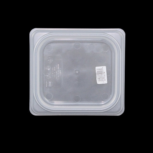 Cambro Camwear Pan-Trans 1/6 Translucent Food Pan Seal Cover, 1 x 6 each Case - Food Storage Containers