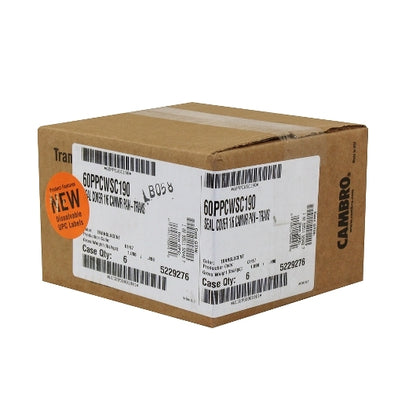 Cambro Camwear Pan-Trans 1/6 Translucent Food Pan Seal Cover, 1 x 6 each Case - DOT product image 3