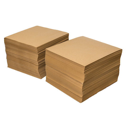 Handy Wacks 12 Inch X 12 Inch Kraft Flat Butcher Paper, 1 x 3750 ct Case - Disposables
