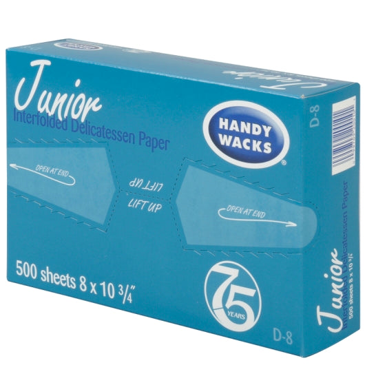 Handy Wacks 8 Inch X 10 Inch Interfolded Deli Premium Grade Paper, 12 x 500 ct Case - DOT product image 3