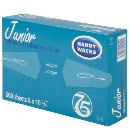 Handy Wacks 8 Inch X 10 Inch Interfolded Deli Premium Grade Paper, 12 x 500 ct Case - DOT product image 3