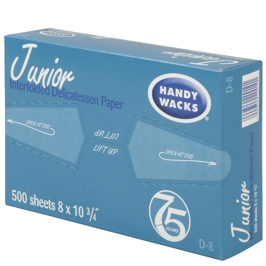 Handy Wacks 8 Inch X 10 Inch Interfolded Deli Premium Grade Paper, 12 x 500 ct Case - DOT product image 4