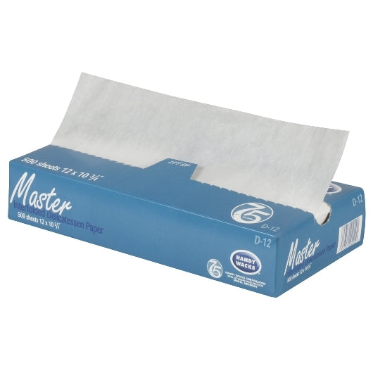 Handy Wacks 12 Inch X 10.75 Inch Interfolded Deli Premium Grade Paper, 12 x 500 ct Case - DOT product image 5