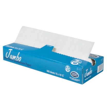 Handy Wacks 15 Inch X 10.75 Inch Interfolded Deli Premium Grade Paper, 12 x 500 ct Case - DOT product image 4