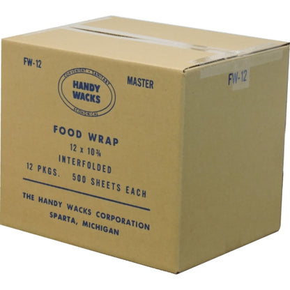 Handy Wacks 12 Inch X 10.75 Inch Deli Wrap Interfolded Food & Deli Wrap, 12 x 500 ct Case - DOT product image 6