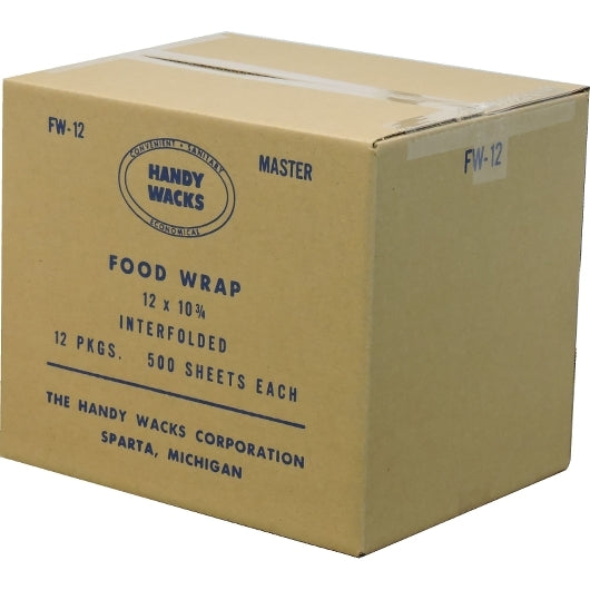 Handy Wacks 12 Inch X 10.75 Inch Deli Wrap Interfolded Food & Deli Wrap, 12 x 500 ct Case - DOT product image 5