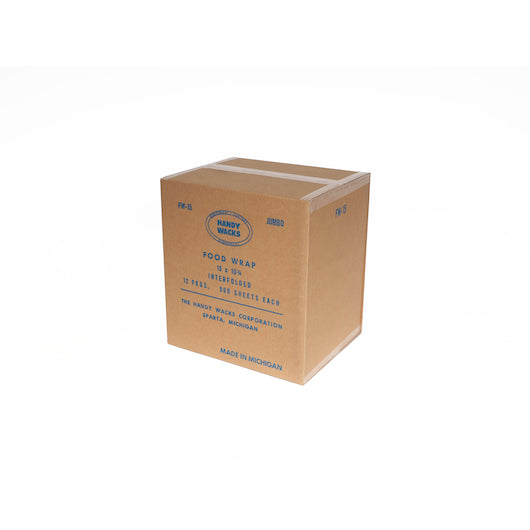 Handy Wacks 15 Inch X 10.75 Inch Interfolded Food And Deli Wrap, 12 x 500 ct Case - DOT product image 2