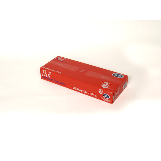 Handy Wacks 15 Inch X 10.75 Inch Interfolded Food And Deli Wrap, 12 x 500 ct Case - DOT product image 3