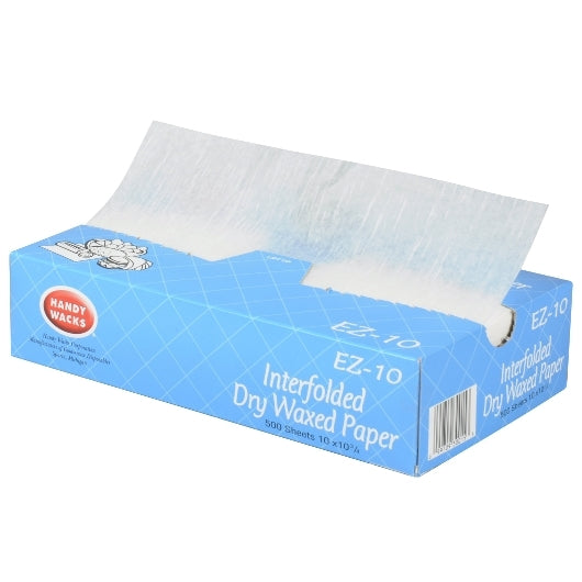 Handy Wacks 10 Inch X 10.75 Inch Economy Grade Interfolded Deli Dry Wax Paper, 12 x 500 ct Case - DOT product image 4