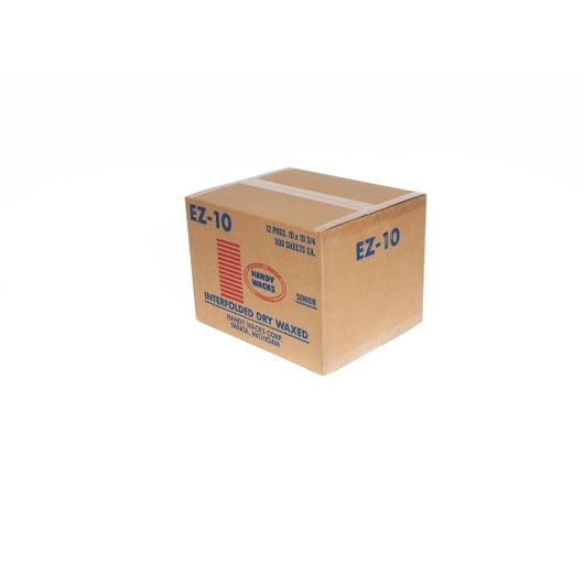 Handy Wacks 10 Inch X 10.75 Inch Economy Grade Interfolded Deli Dry Wax Paper, 12 x 500 ct Case - DOT product image 2