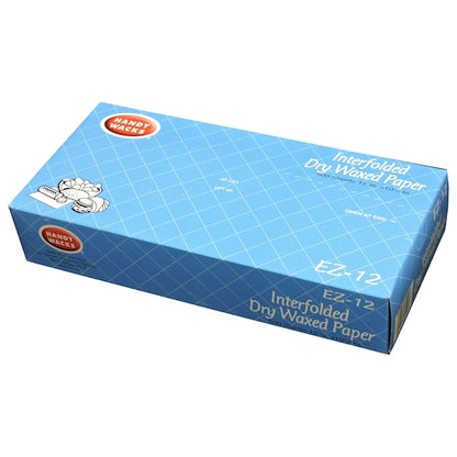Handy Wacks 12 Inch X 10.75 Inch Dry Wax Interfolded Deli Paper, 12 x 500 ct Case - DOT product image 3