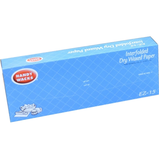 Handy Wacks 15 Inch X 10.75 Inch Interfolded Dry Wax Deli Paper, 12 x 500 ct Case - DOT product image 3